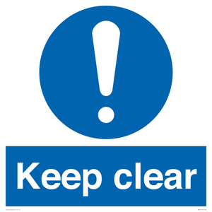 keep clear